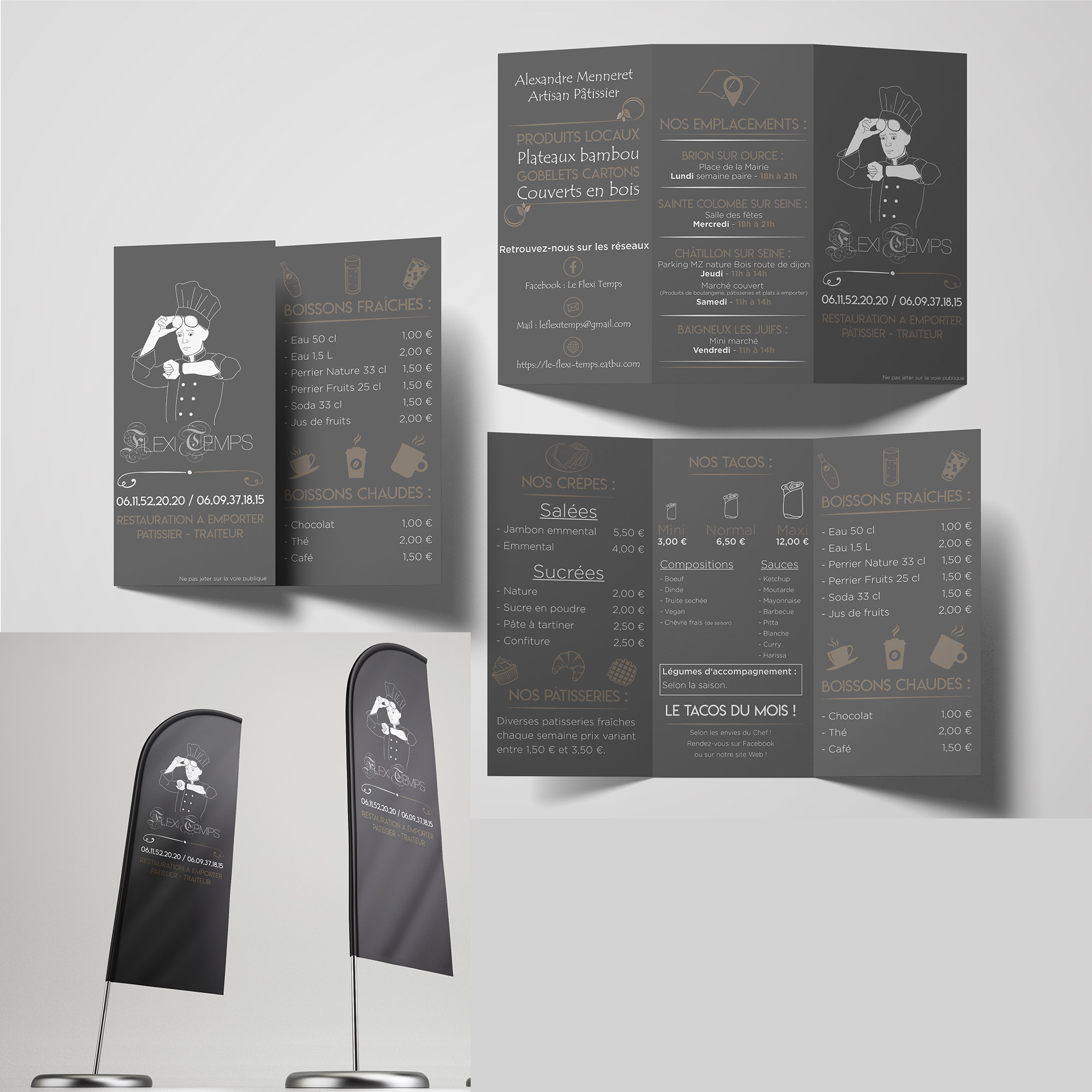 Réalisation Flyer + Drapeau